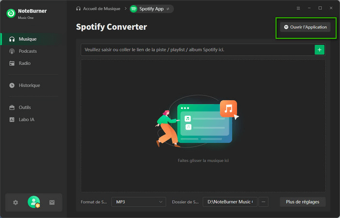 Choisissez un service musical