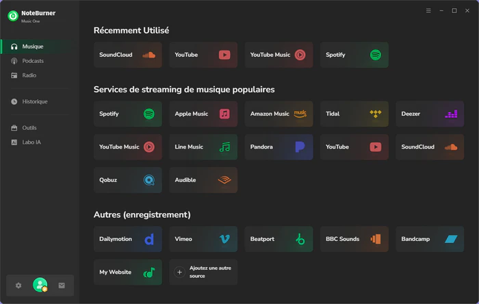 Sélectionner Spotify pour créer une sonnerie téléphone