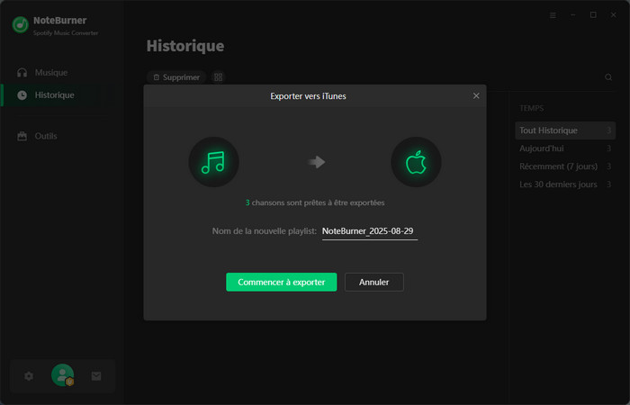 Importez les musiques Spotify dans iTunes