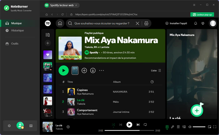 Lancer NoteBurner Spotify Music Converter