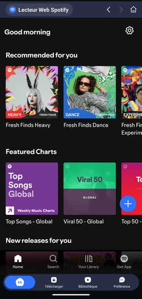 Ajouter votre musique Spotify préférée