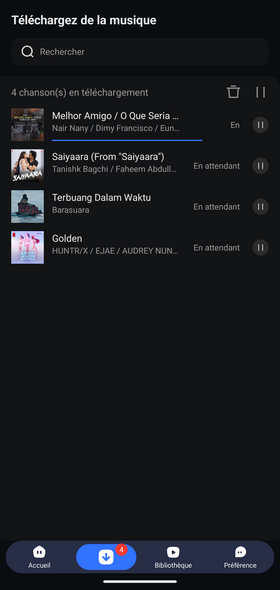 Télécharger Spotify pour MP3 sur Android