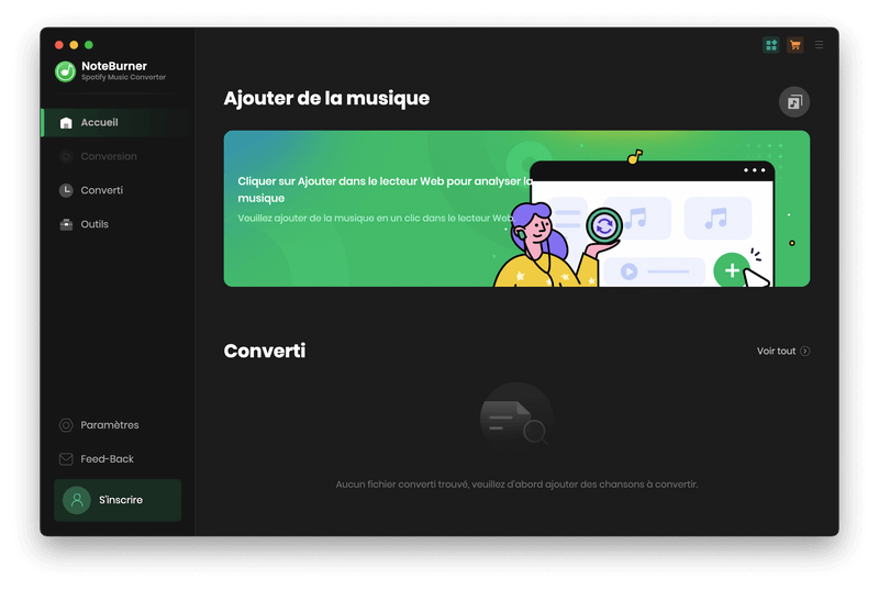 Interfac de Spotify