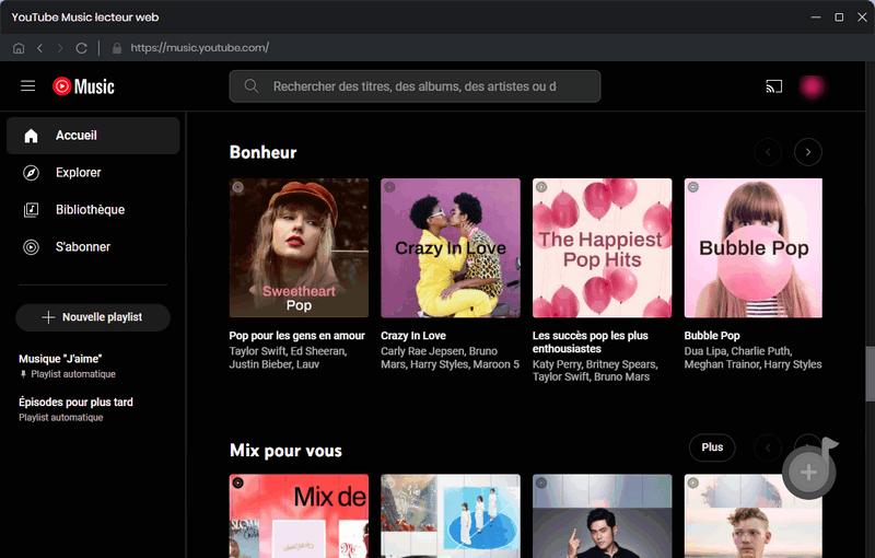 Démarrez NoteBurner YouTube Music Converter