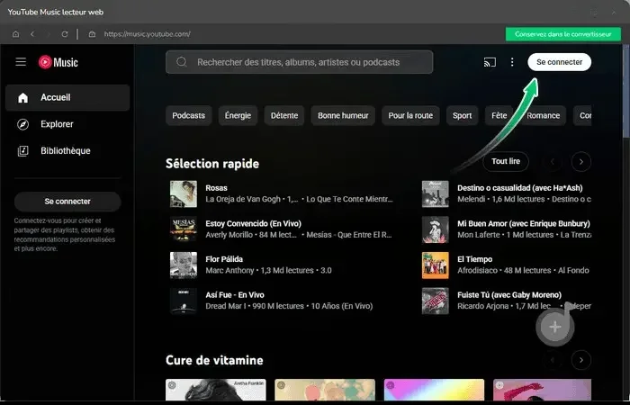Tutoriel  de NoteBurner YouTube Music Converter