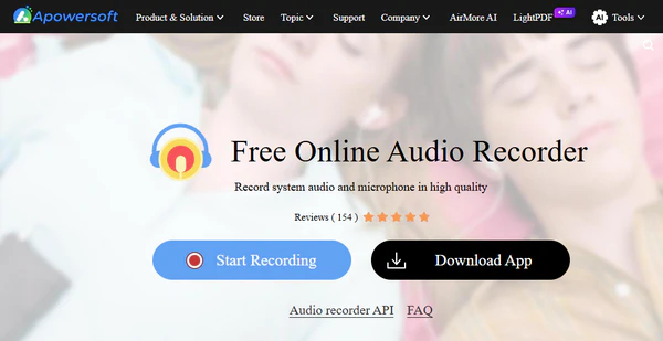 Apowersoft Enregistreur Apple Music en ligne