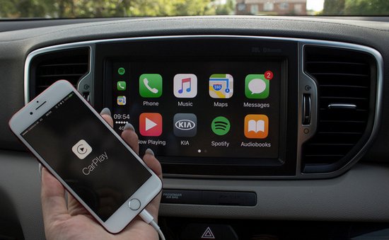 jouer Spotify musique via carplay