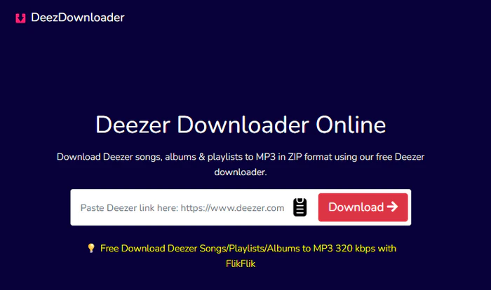 Deezer Downloader Online