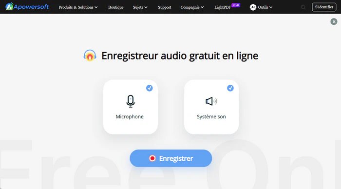 Deezer Downloader en ligne : Apowersoft