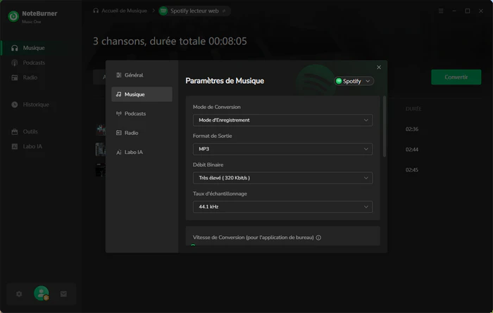 Définir le format compatible avec CapCut