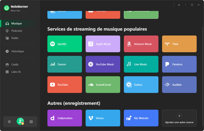 Télécharger des podcasts depuis votre service de streaming