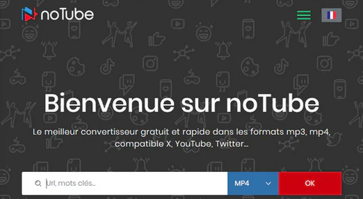 noTube convertisseur YouTube
