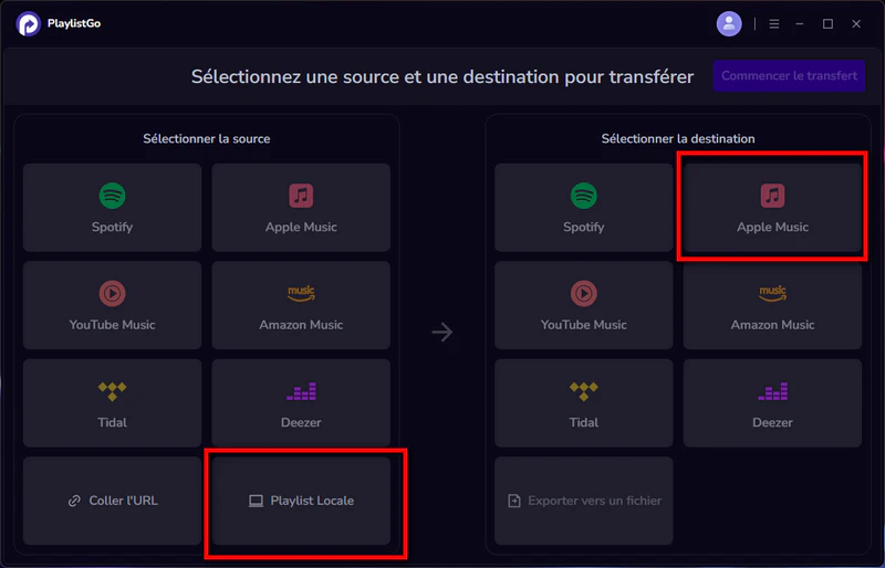 NoteBurner Playlist Transfer