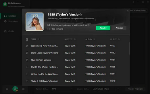 NoteBurner YouTube Music Converter