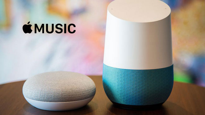 jouer de la musique Apple sur Google Home