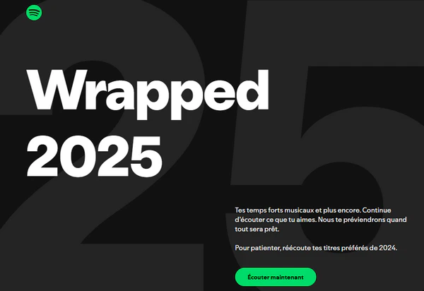 Accédez votre Spotify Wrapped 2025 sur le lecteur Web