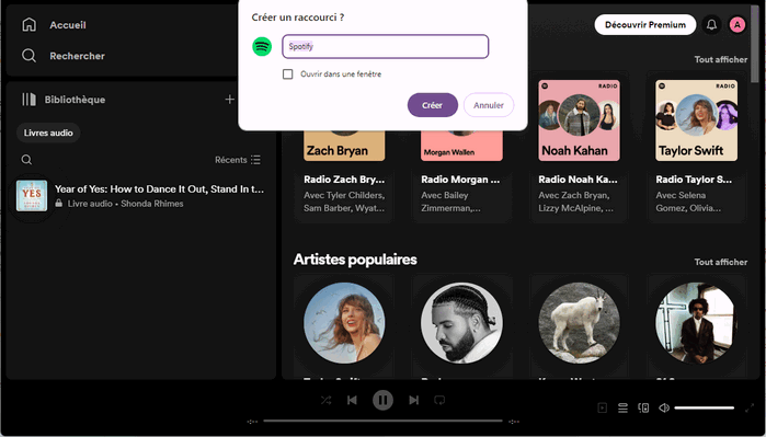 Accédez aux fonctionnalités de Spotify Premium