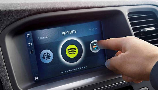 Associez votre voiture à Spotify en utilisant l'application intégrée