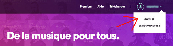 Spotify enregistrement