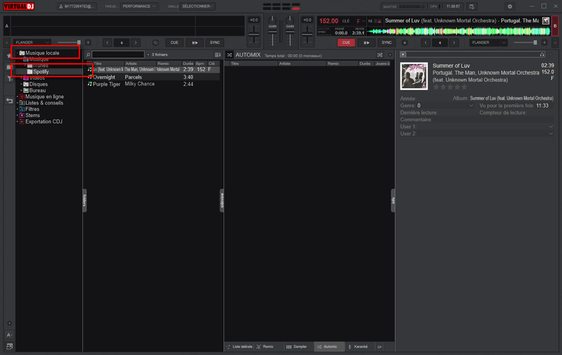Importez Spotify dans Virtual DJ