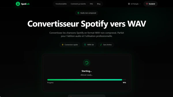 Convertir Spotify en WAV