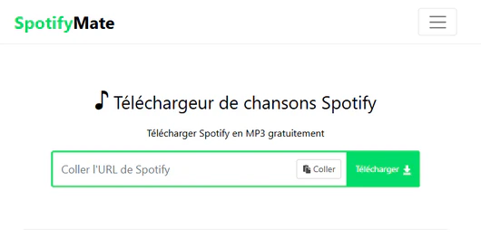 Téléchargeur de chansons Spotify : spotimate.io