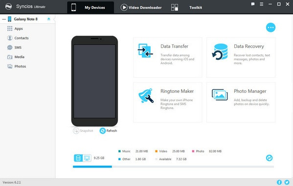 Syncois Manager Interface