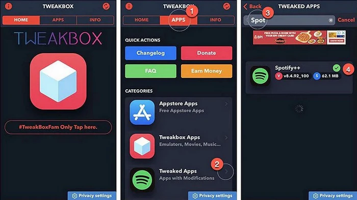 Installer Spotify++ IPA sur iOS