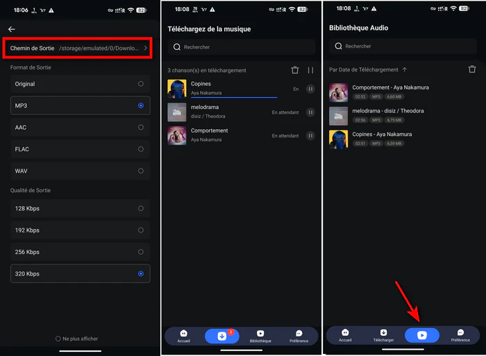 Télécharger des chansons Spotify sur Android sans Premium