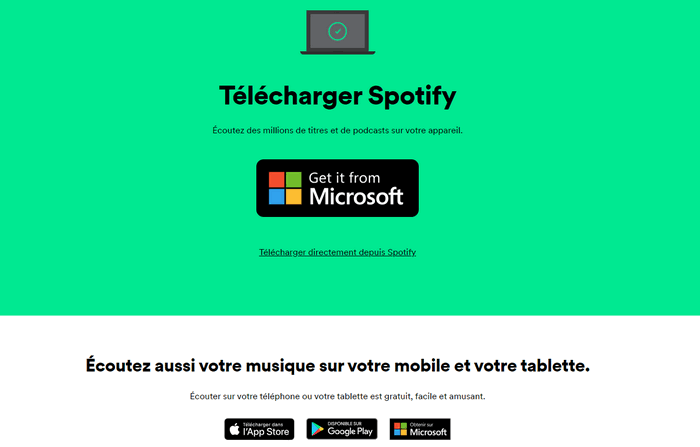 Désinstaller et réinstaller l'application Spotify