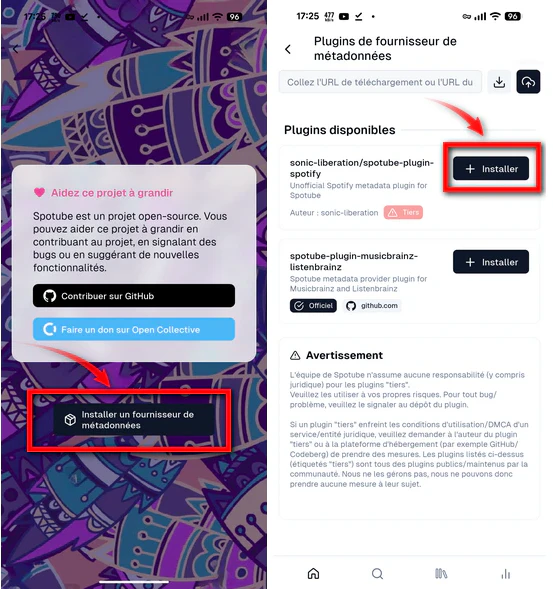 Télécharger et utiliser Spotube sur Android