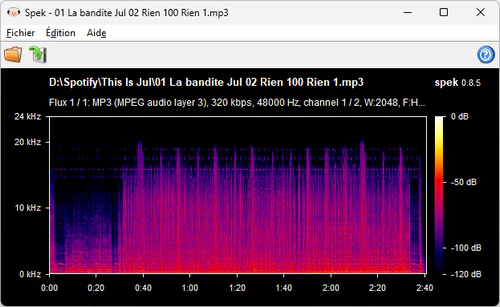 Test de qualité sonore de NoteBurner