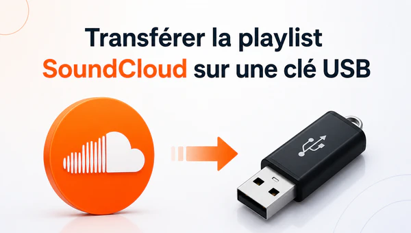 Transférer une playlist SoundCloud sur une clé USB