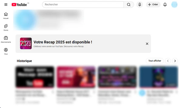 Visionnez le récapitulatif YouTube
