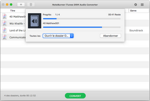 choisir format de sortie sur mac